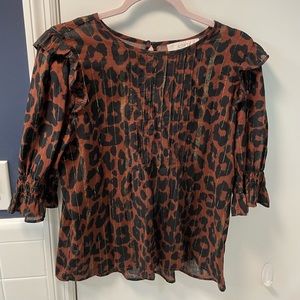 Leopard Loft Blouse